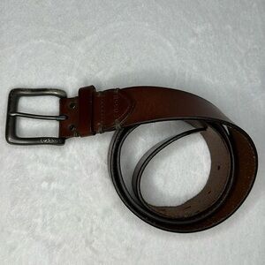 Fossil Men’s Brown Leather Belt 36